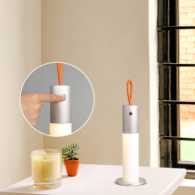 Portable Carrying Cord Cylinder Table Lamp
