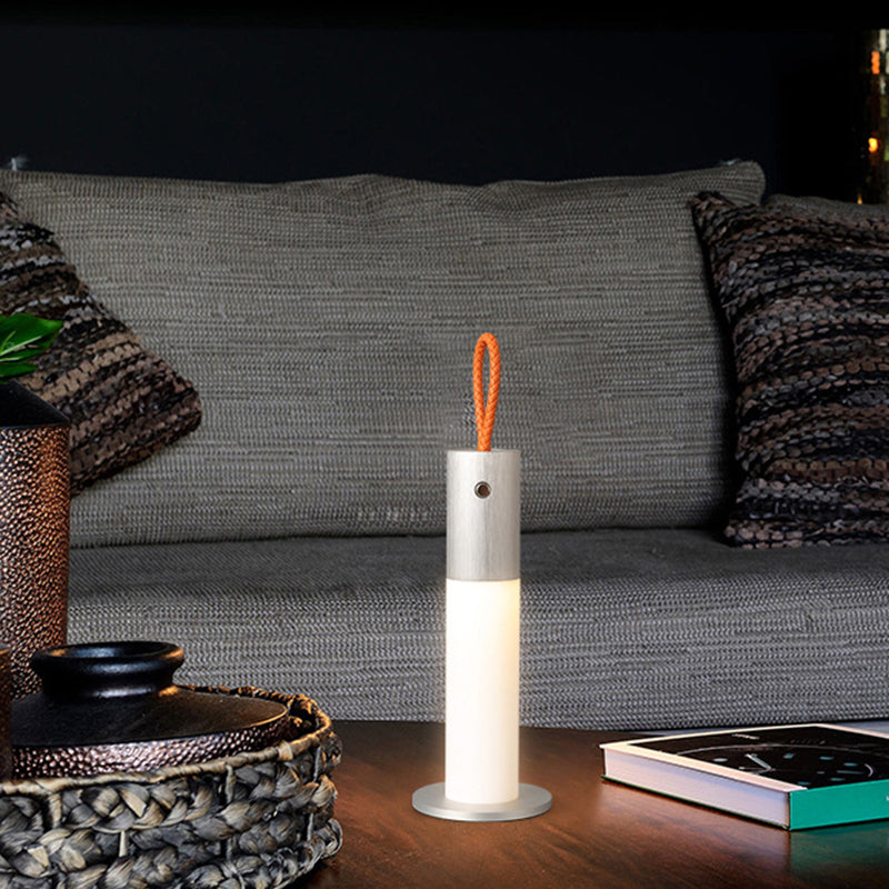 Portable Carrying Cord Cylinder Table Lamp