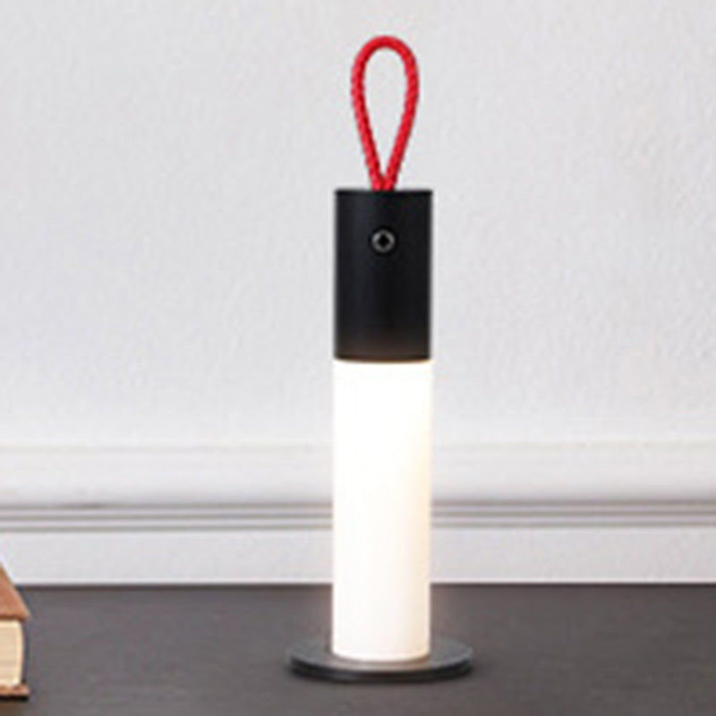 Portable Carrying Cord Cylinder Table Lamp