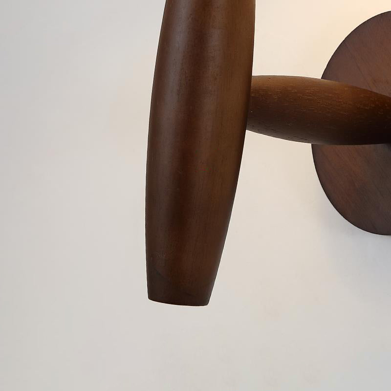 Round Cylinder Pleated Fabric Wall Lamp