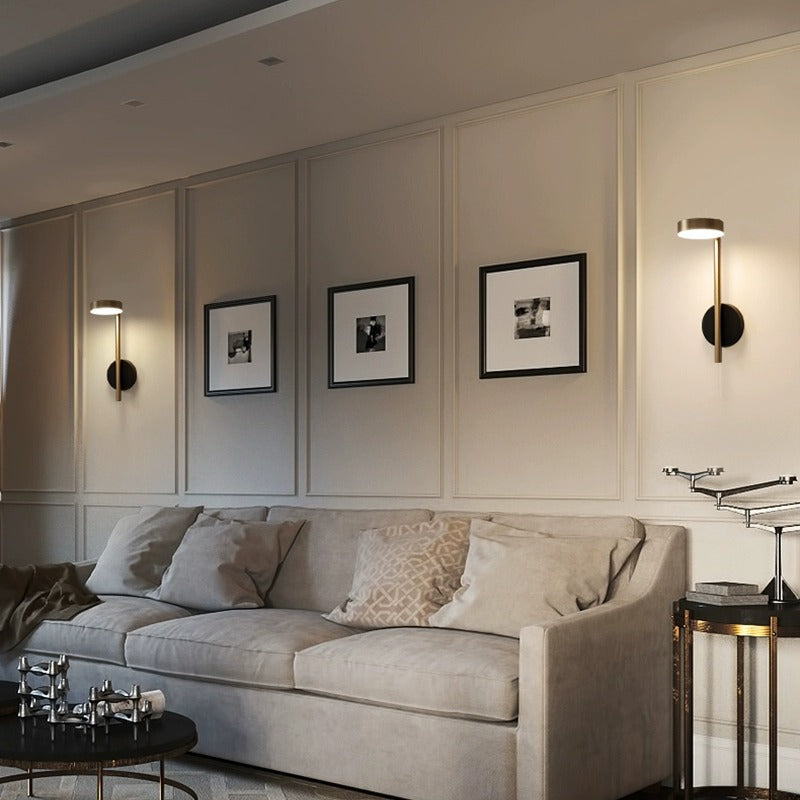 Rotatable Long Cylinder Round Wall Lamp