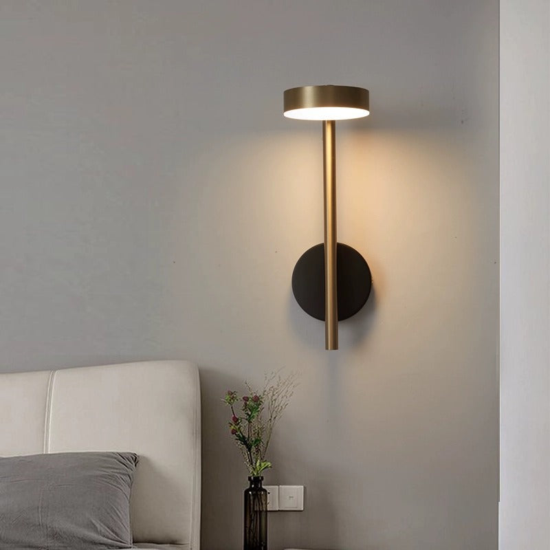 Rotatable Long Cylinder Round Wall Lamp