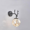 Antler Glass Ball Wall Lamp