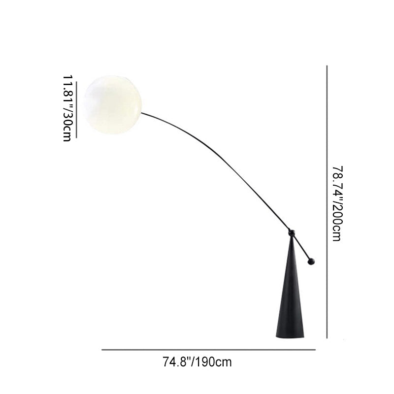 Contemporary Creative Tapered Base Floor Lamp