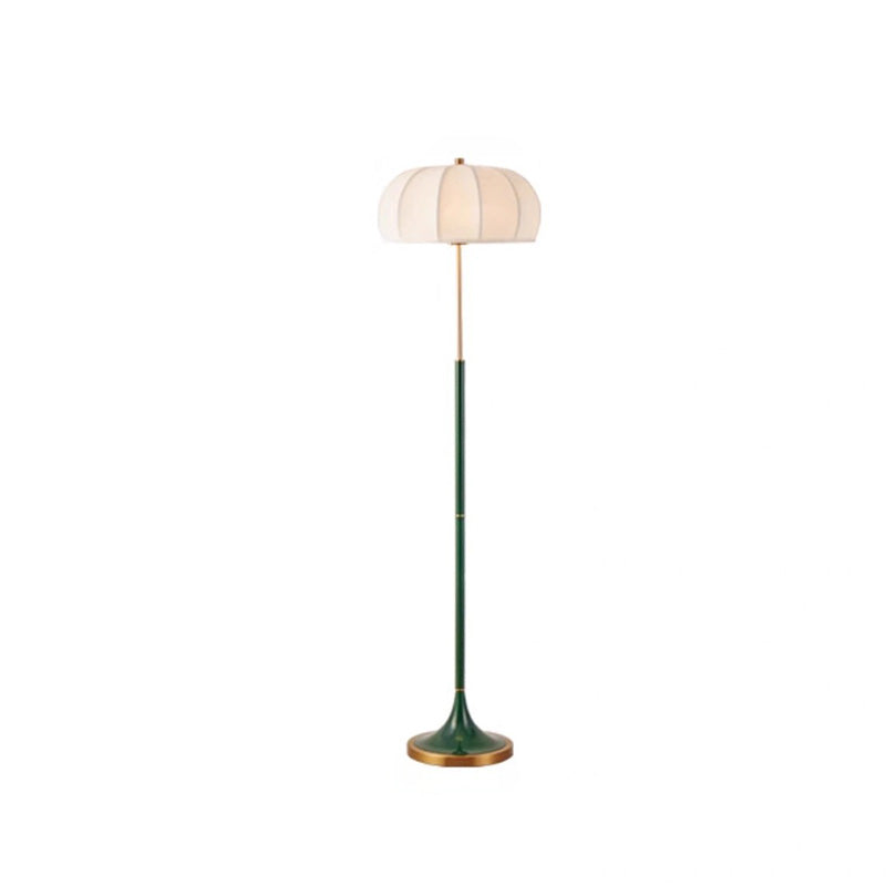 Contemporary Retro Fabric Metal Floor Lamp