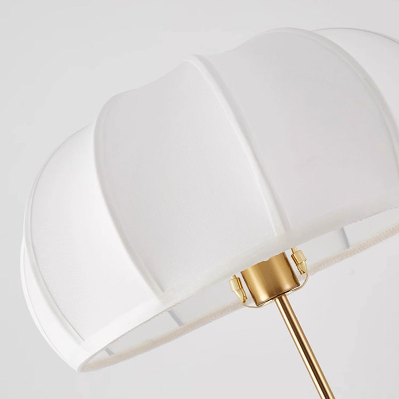 Contemporary Retro Fabric Metal Floor Lamp