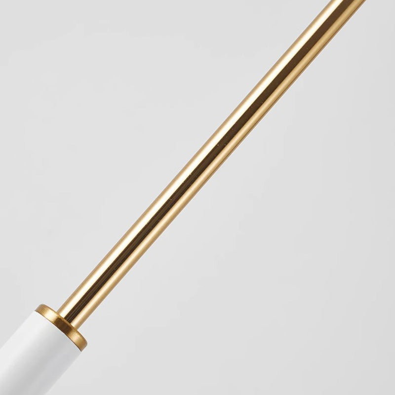 Contemporary Retro Fabric Metal Floor Lamp