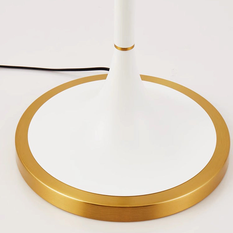Contemporary Retro Fabric Metal Floor Lamp