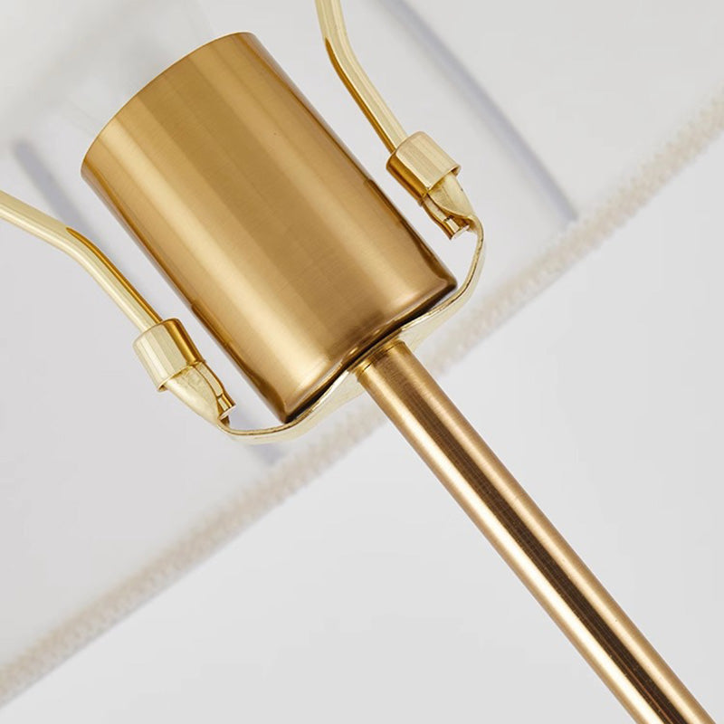 Contemporary Retro Fabric Metal Floor Lamp