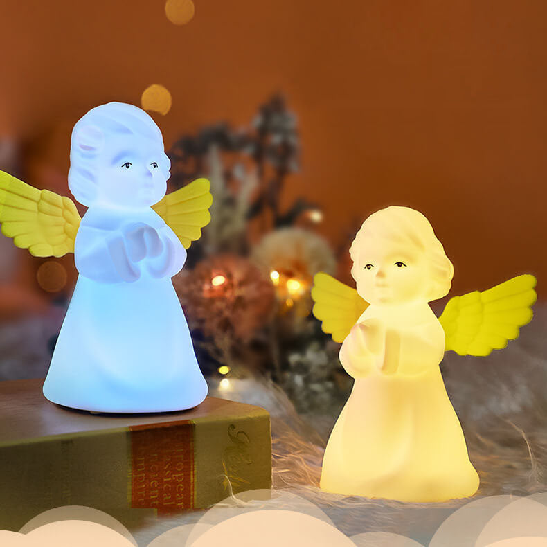 Angel Silicone Color Changing Table Lamp