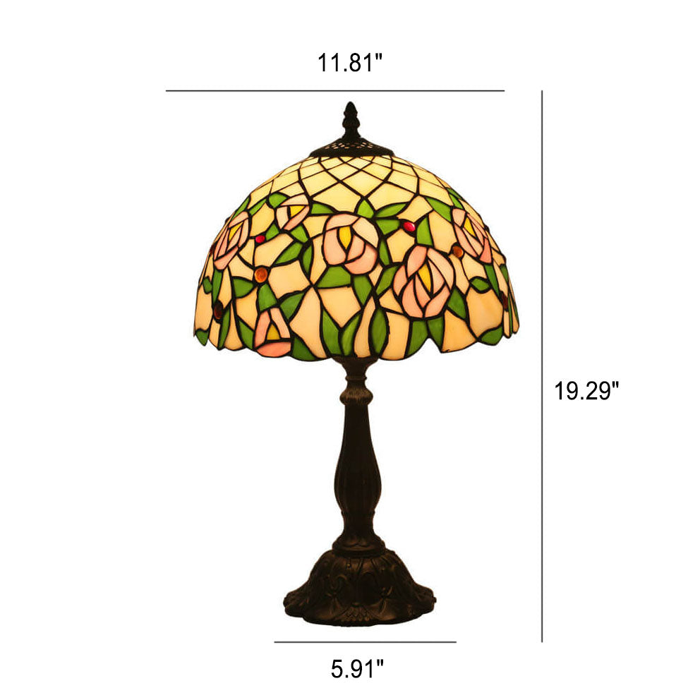 Resin Zinc Alloy Glass Table Lamp