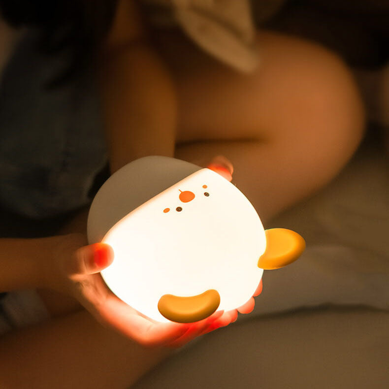 Cartoon Mouse Silicone Soft Table Lamp