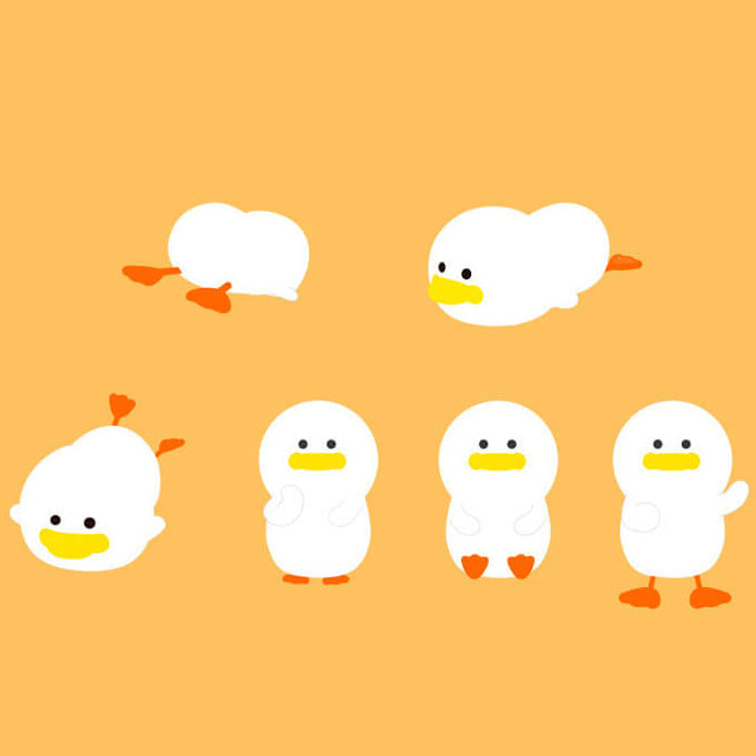 Cute Duck Silicone Rechargeable Table Lamp