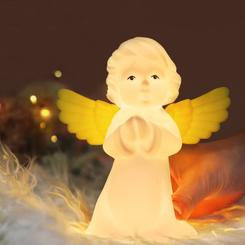 Angel Silicone Color Changing Table Lamp
