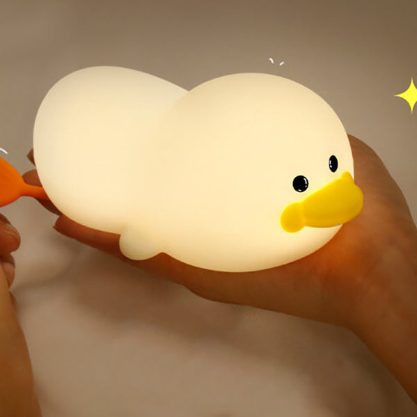 Cute Duck Silicone Rechargeable Table Lamp