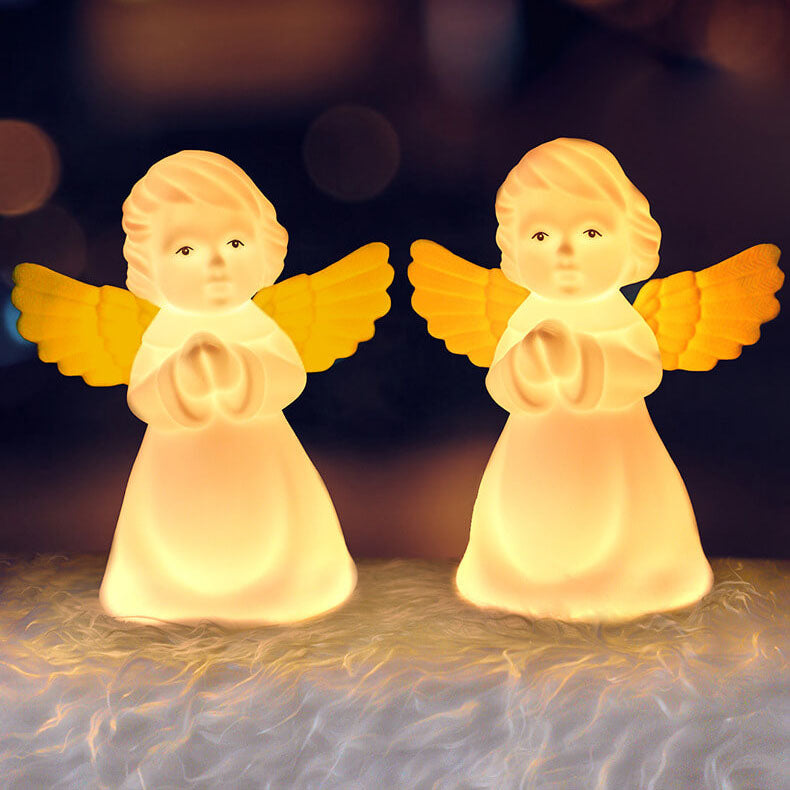 Angel Silicone Color Changing Table Lamp