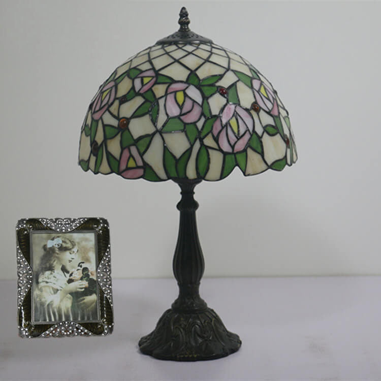 Resin Zinc Alloy Glass Table Lamp