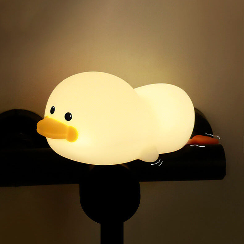 Cute Duck Silicone Rechargeable Table Lamp