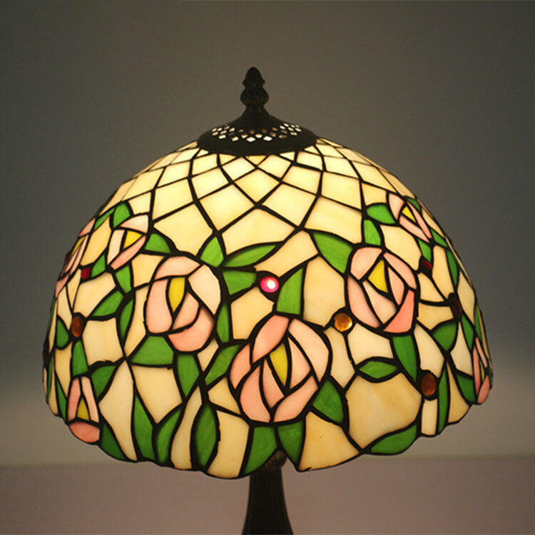 Resin Zinc Alloy Glass Table Lamp