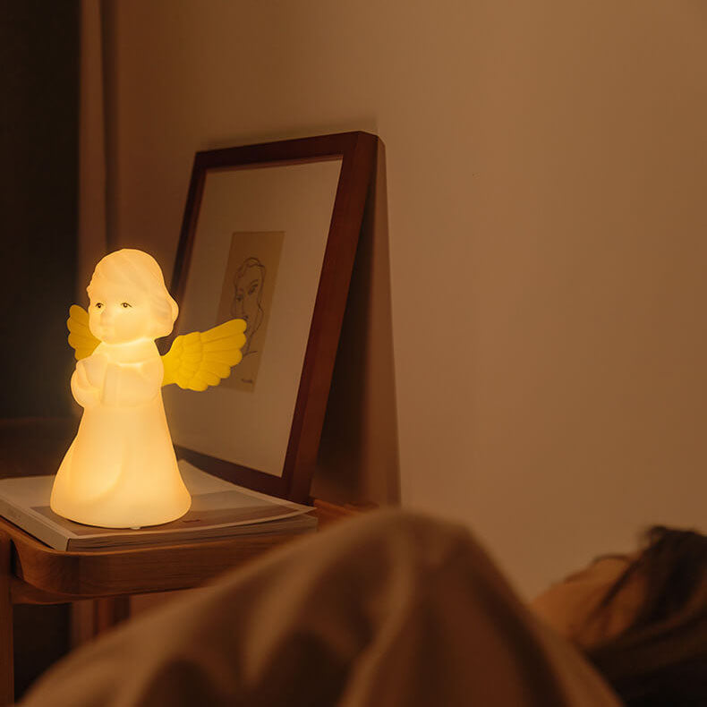 Angel Silicone Color Changing Table Lamp