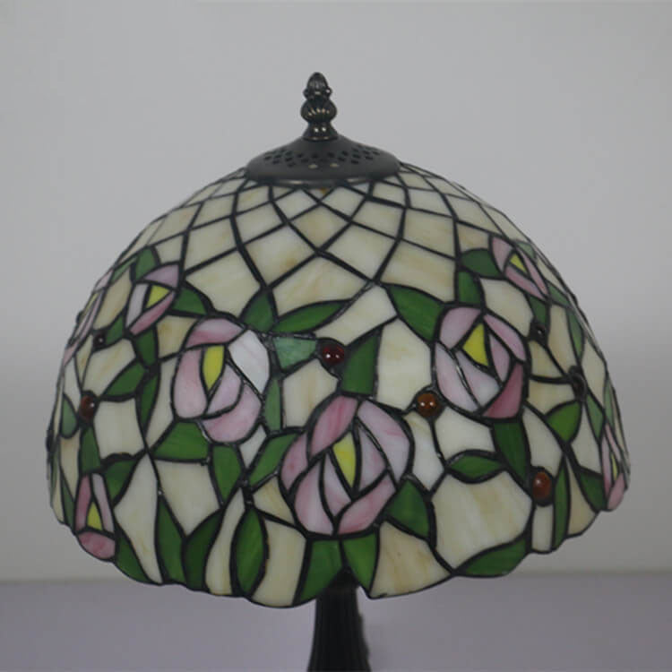 Resin Zinc Alloy Glass Table Lamp