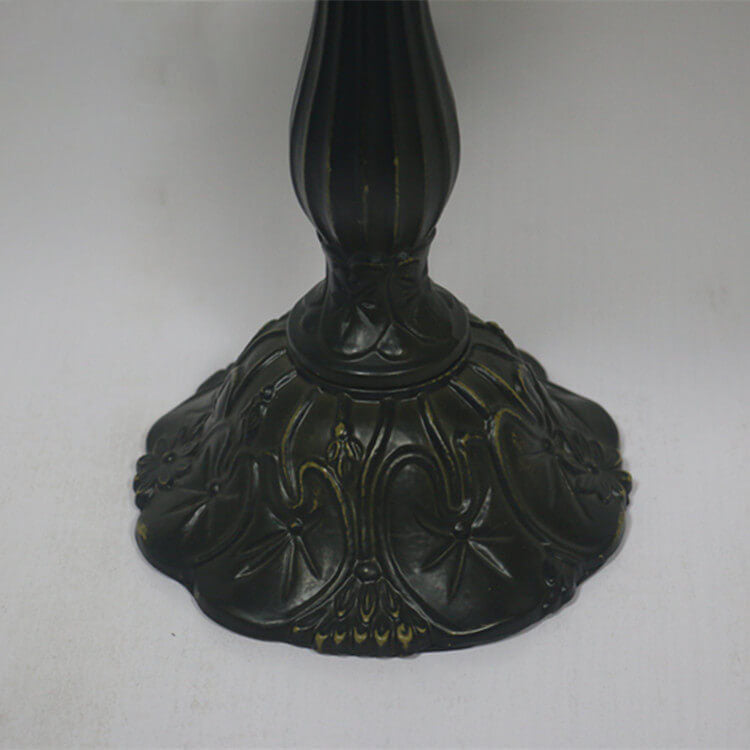 Resin Zinc Alloy Glass Table Lamp