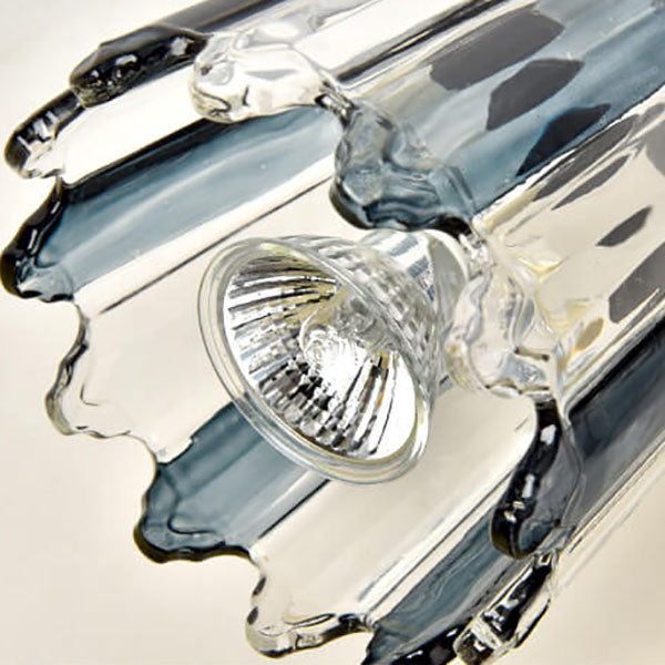 Glass Cone Suzutan Marble Table Lamp