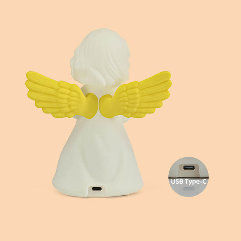 Angel Silicone Color Changing Table Lamp