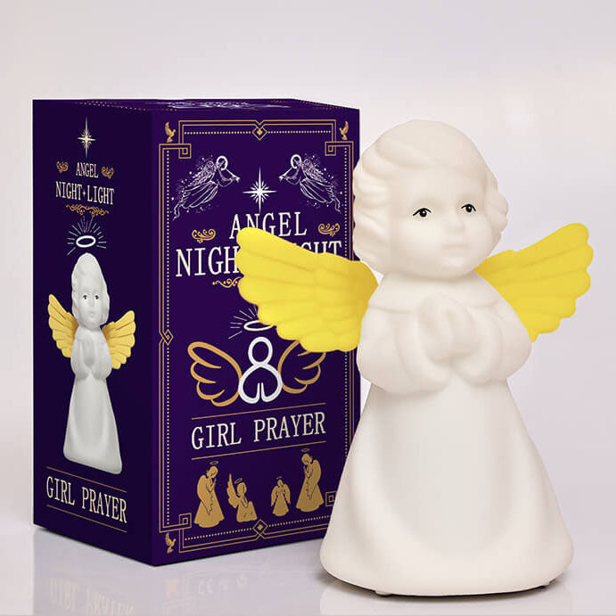 Angel Silicone Color Changing Table Lamp
