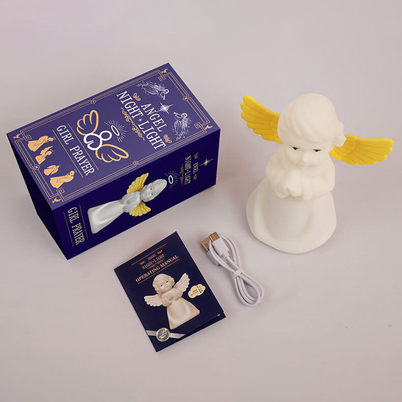 Angel Silicone Color Changing Table Lamp