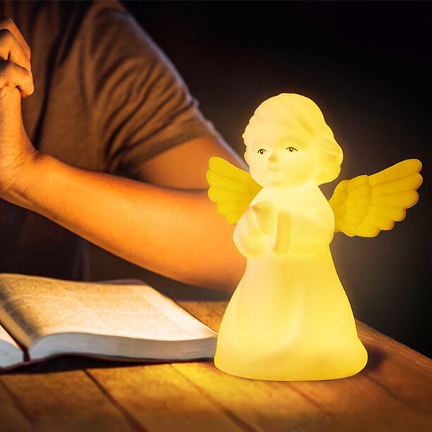 Angel Silicone Color Changing Table Lamp