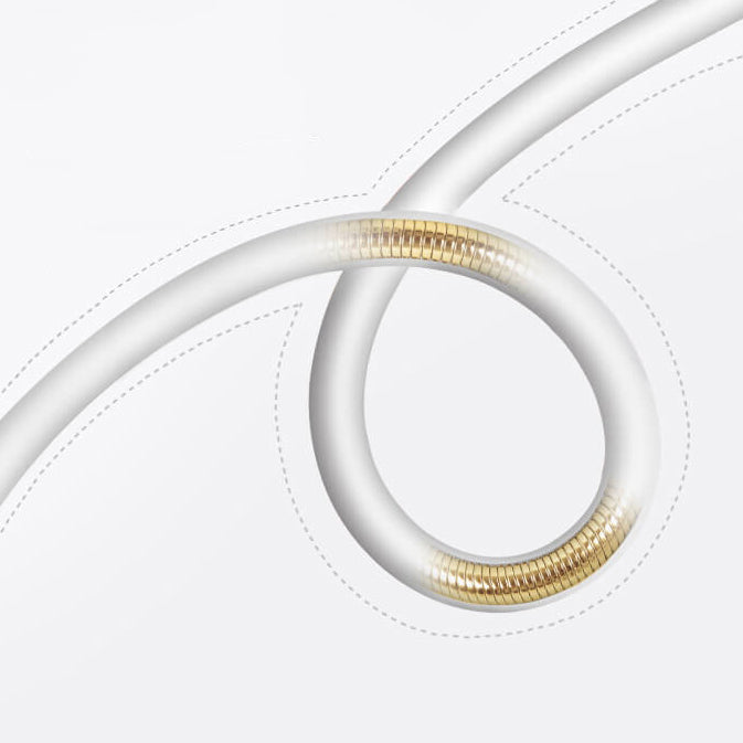 Pure White Plastic Reading Table Lamp