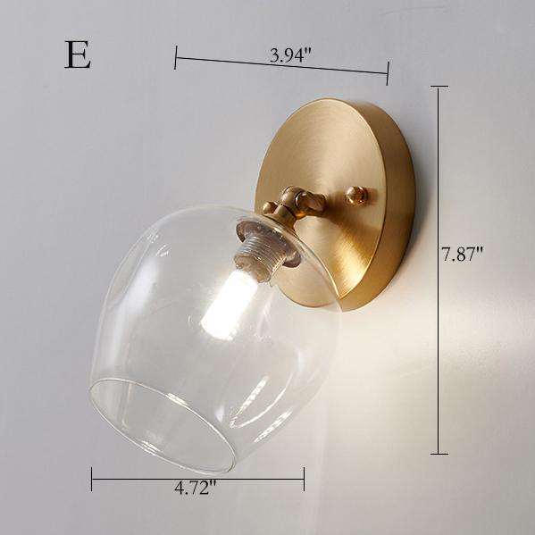 Glass Magic Bean Wall Lamp