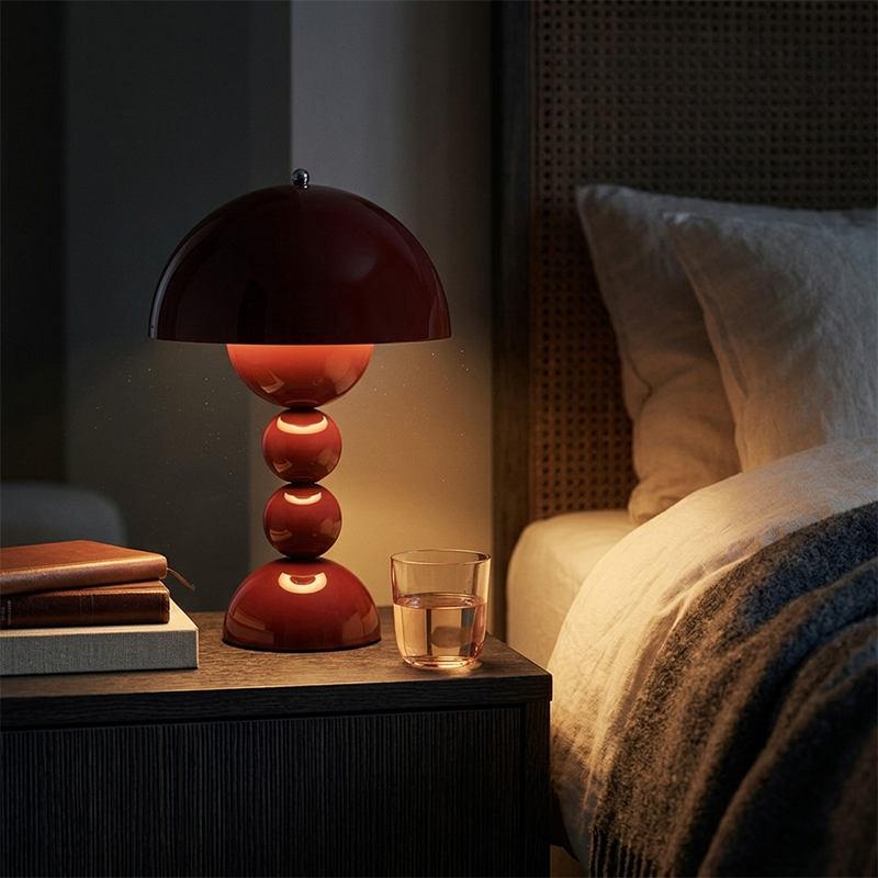 Flower Bud Iron Bedroom Table Lamp