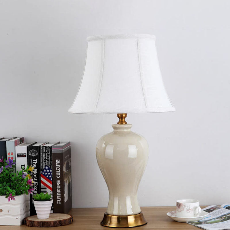 Fabric Vase Table Lamp