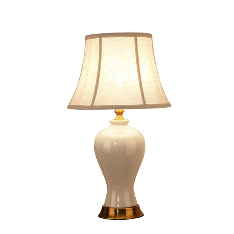Fabric Vase Table Lamp