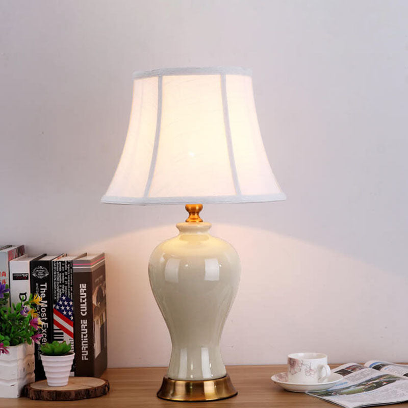 Fabric Vase Table Lamp