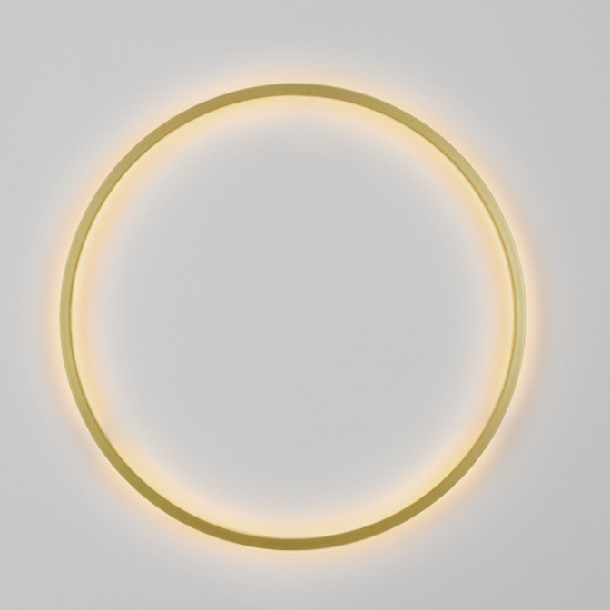Aluminum Acrylic Circle Ring Wall Lamp