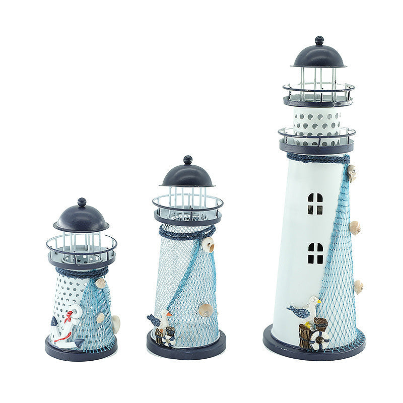 Lighthouse Shape Round Iron Table Lamp