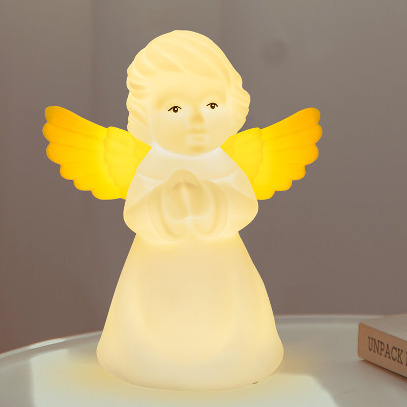 Angel Silicone Color Changing Table Lamp