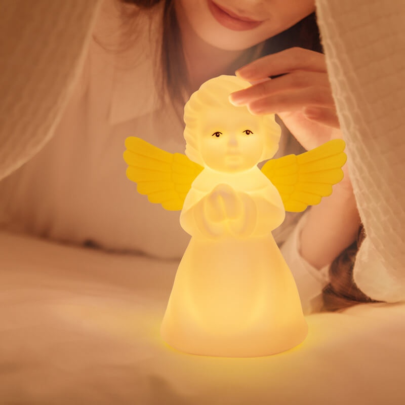 Angel Silicone Color Changing Table Lamp