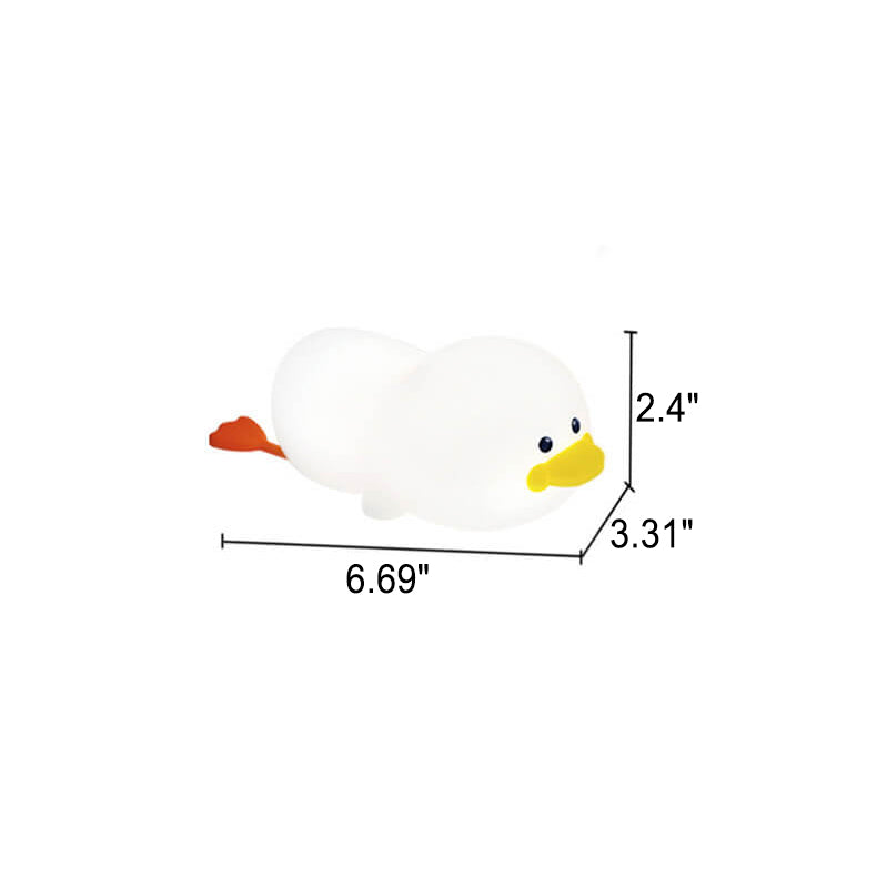 Cute Duck Silicone Rechargeable Table Lamp
