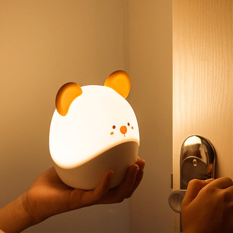 Cartoon Mouse Silicone Soft Table Lamp