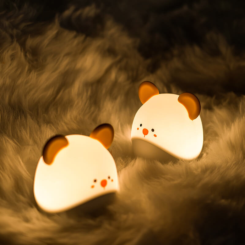 Cartoon Mouse Silicone Soft Table Lamp