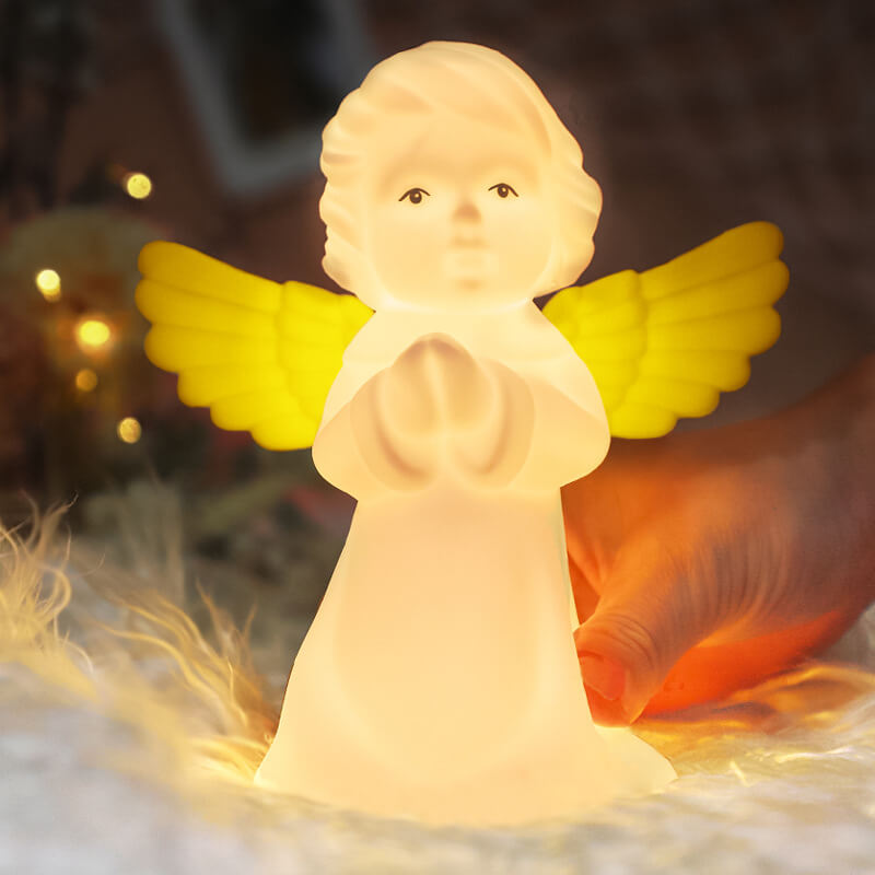 Angel Silicone Color Changing Table Lamp