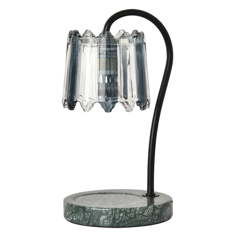 Glass Cone Suzutan Marble Table Lamp