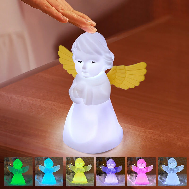 Angel Silicone Color Changing Table Lamp