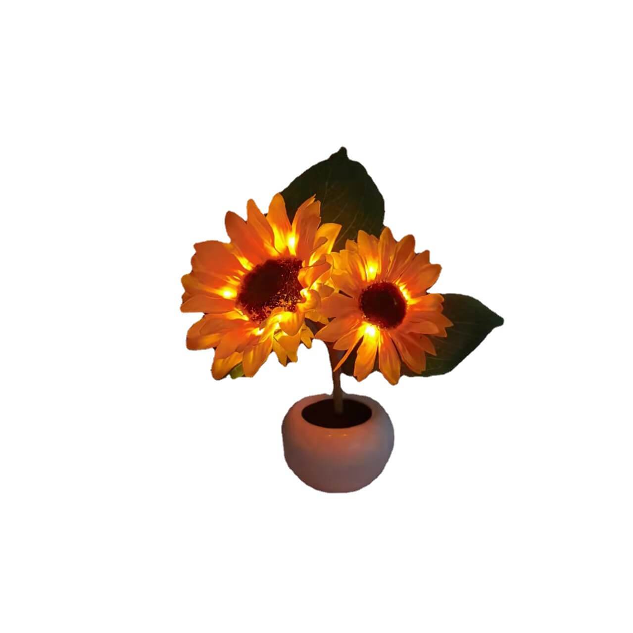Simulation Sunflower Night Table Lamp