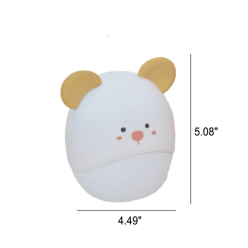 Cartoon Mouse Silicone Soft Table Lamp