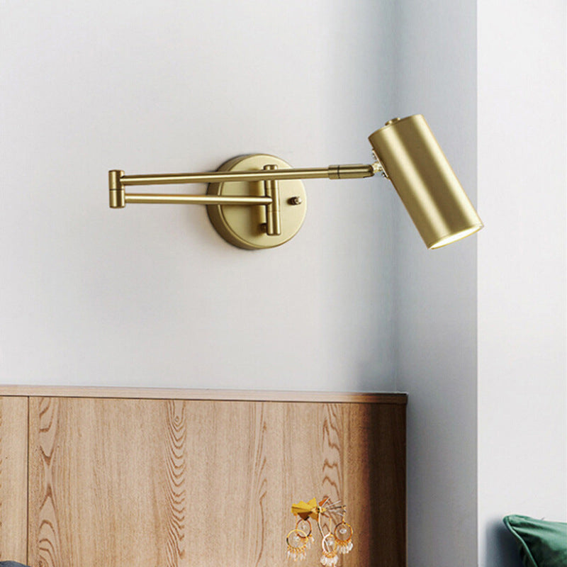 Folding Telescopic Long Pole Wall Lamp